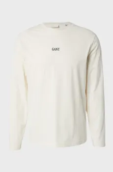 Мужской белый лонгслив GRAPHIC Белый M Gant 2003361