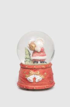 Музыкальный снежный шар Santa Claus with a sack