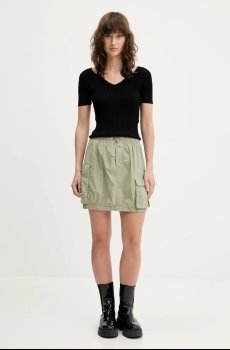 Хлопковая юбка Hugo Blue