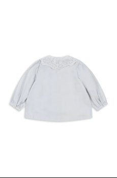 Детская хлопковая рубашка Konges Sløjd RILO COLLAR SHIRT GOTS