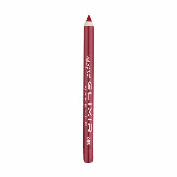 Водостойкий карандаш для губ Elixir Waterproof Lip Liner, 055 Burgundy, 1.4 г Водостойкий карандаш для губ Elixir Waterproof Lip Liner, 055 Burgundy, 1.4 г