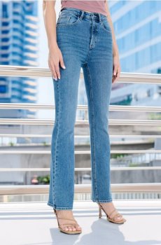 Розкльошені джинси - синій