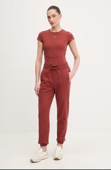 Хлопковые спортивные штаны adidas by Stella McCartney