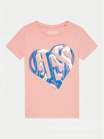 Guess Футболка J4YI42 K6YW4 Рожевий Regular Fit Guess Футболка J4YI42 K6YW4 Рожевий Regular Fit