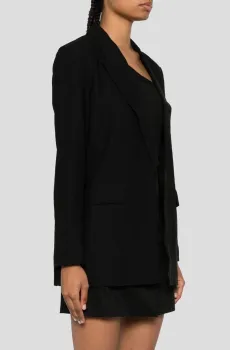 Женский черный жакет Черный M DKNY P3GCNU32