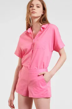 Женская розовая рубашка FIRA Розовый S Etam 6528811