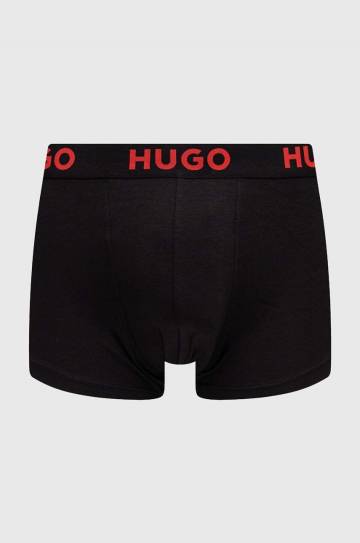 Боксеры HUGO 3 шт мужские цвет чёрный Боксеры HUGO 3 шт мужские цвет чёрный