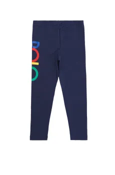 Детские темно-синие леггинсы Синий 16Y Polo Ralph Lauren 313844906001