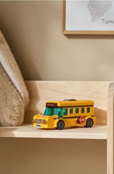 Іграшка – набір конструктора автобус - різнобарвний