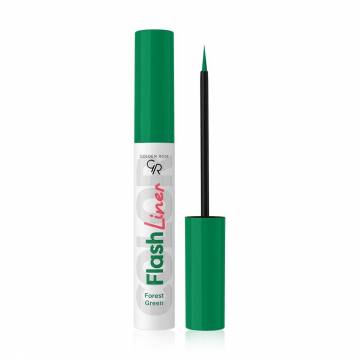 Жидкая подводка для глаз Golden Rose Flash Liner Colored Eyeliner 102 Forest Green, 3.5 мл Жидкая подводка для глаз Golden Rose Flash Liner Colored Eyeliner 102 Forest Green, 3.5 мл