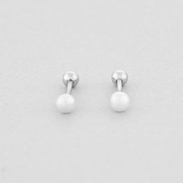 Серебряные серьги Minimal 520807б Серебряные серьги Minimal 520807б
