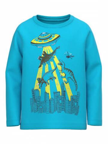 NAME IT Блузка 13218856 Голубий Regular Fit NAME IT Блузка 13218856 Голубий Regular Fit
