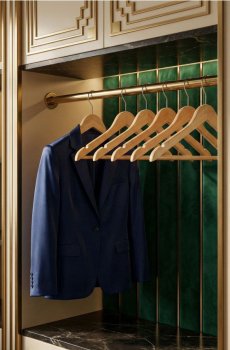 Вішалки, 6 шт. - бежевий