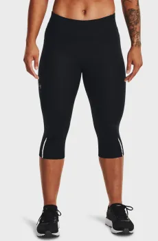 Женские черные тайтсы UA Fly Fast 3.0 Speed Capri Черный XS Under Armour 1369770-001