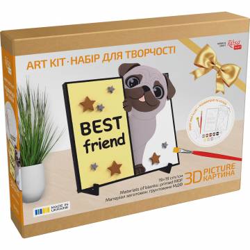 3D картина Rosa Talent Best friend 19 х 19 см (N0003562) 3D картина Rosa Talent Best friend 19 х 19 см (N0003562)