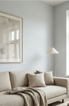 Однотонні самоклеючі шпалери - середньо-сірий