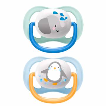 Пустушка Avent Ultra Air Animal ортодонтична 2 шт (SCF080/05) Пустушка Avent Ultra Air Animal ортодонтична 2 шт (SCF080/05)