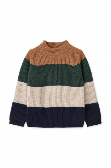 Детский шерстяной свитер Liewood цвет оранжевый