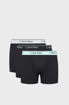 Мужские черные боксеры (3 шт) Черный M Calvin Klein LV00NB4410