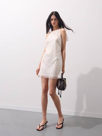 Mohito - Сукня з паєтками - кремовий - 34