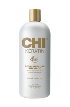 Восстанавливающий кератиновый шампунь для волос CHI Keratin Reconstructing, 946 мл