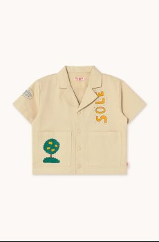 Детская хлопковая рубашка Tinycottons ARTSY TREE SHIRT