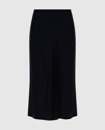 Черная юбка Isaak из шелка
