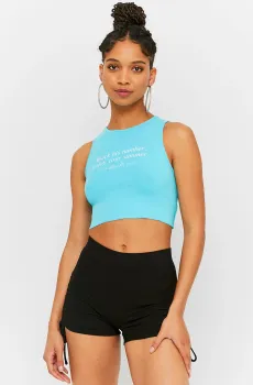 Женский голубой топ Голубой XS Tally Weijl SSLCOROISIN2