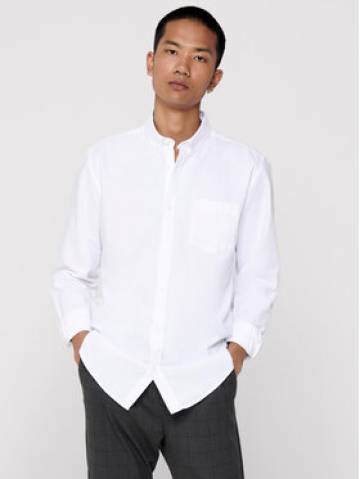 Only & Sons Сорочка Alvaro 22006479 Білий Slim Fit Only & Sons Сорочка Alvaro 22006479 Білий Slim Fit