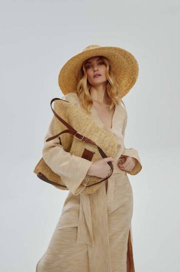 Сумочка LE SH KA headwear Summer Bag цвет бежевый Сумочка LE SH KA headwear Summer Bag цвет бежевый