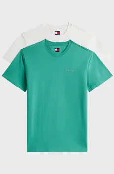 Мужская футболка (2 шт) SLIM LINEAR Разноцветный L Tommy Jeans DM0DM22316