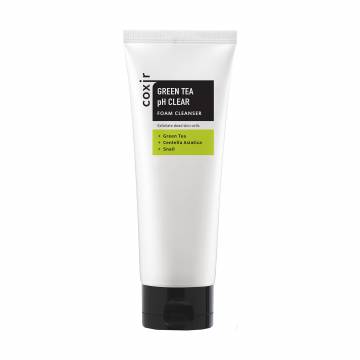 Пенка для умывания Coxir Green Tea pH Clear Foam Cleanser, 150 мл Пенка для умывания Coxir Green Tea pH Clear Foam Cleanser, 150 мл