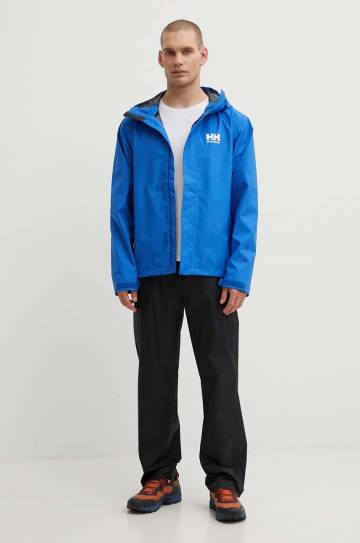 Куртка Helly Hansen мужской цвет синий переходная Куртка Helly Hansen мужской цвет синий переходная