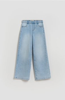 Reserved - Еластичні джинси wide leg - синій - 342HN-05J