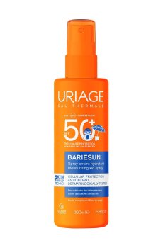 Детский солнцезащитный увлажняющий спрей для тела Uriage Bariesun Moisturuzing Kid Spray SPF 50+, 200 мл