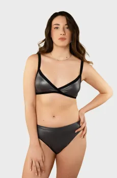 Женский серебристый лиф от купальника Серебряный M brabrabra SO246914
