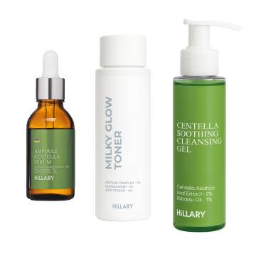 Набір для заспокоєння та зволоження шкіри з центелою Hillary Centella Calm & Hydrate Set Набір для заспокоєння та зволоження шкіри з центелою Hillary Centella Calm & Hydrate Set