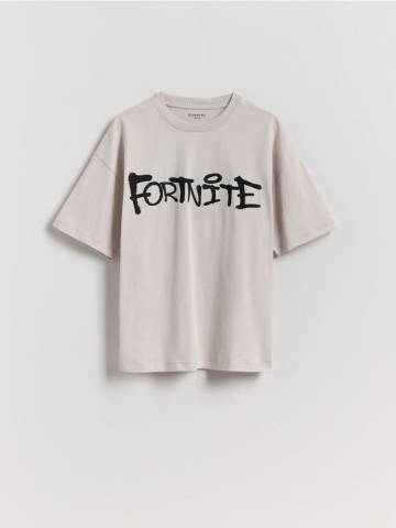 Reserved - Футболка з принтом Fortnite - світло-сірий - 007FH-09X Reserved - Футболка з принтом Fortnite - світло-сірий - 007FH-09X