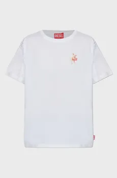 Женская белая футболка T-NORMY-S16 Белый XS Diesel A21922 0JMBD