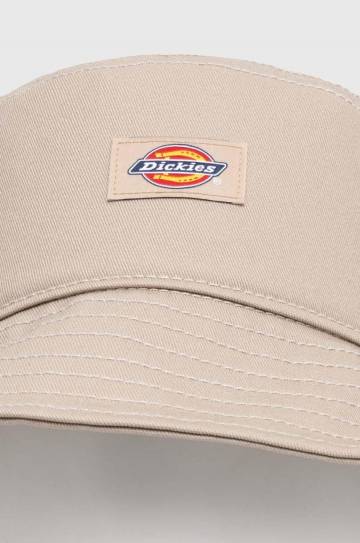 Шляпа из хлопка Dickies цвет бежевый хлопковый Шляпа из хлопка Dickies цвет бежевый хлопковый