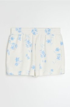 Soft touch шорти з домішкою віскози з квітковим візерунком - різнобарвний