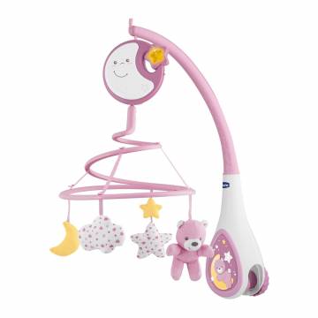 Мобайл Chicco Next2Dreams 3 в 1 рожевий з ефектами (8058664089789) Мобайл Chicco Next2Dreams 3 в 1 рожевий з ефектами (8058664089789)