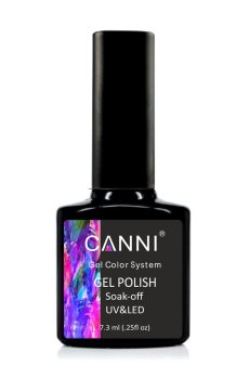 Уценка! Гель-лак для ногтей Canni Gel Color System Soak-off UV&LED Gel Polish 1026 Морская пена, 7.3 мл