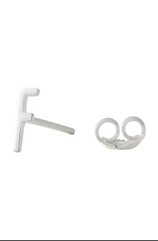 Серебряная серьга Design Letters
