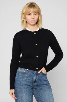 Женский черный кардиган Черный XS HUGO 50548248;001