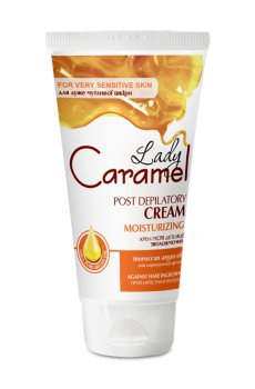 Увлажняющий крем после депиляции Caramel Lady против врастания волос, 150 мл