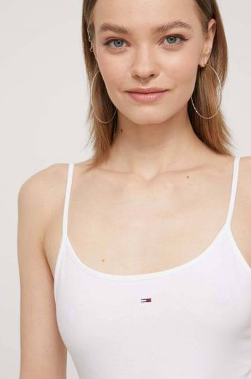 Боди Tommy Jeans женские цвет белый Боди Tommy Jeans женские цвет белый