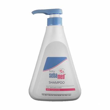 Детский шампунь для волос Sebamed Baby Shampoo pH 5.5 с ромашкой, 500 мл Детский шампунь для волос Sebamed Baby Shampoo pH 5.5 с ромашкой, 500 мл