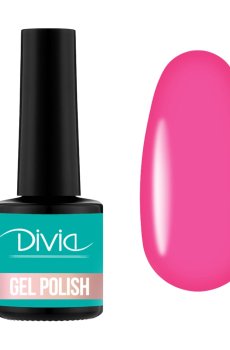 Гель-лак для ногтей Divia Neon Vibe Gel Polish Di1233, NV070 Neon Pink, 8 мл