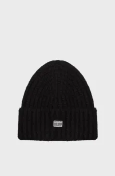 Женская черная шапка TJW CITY BOLD BEANIE Черный ONESIZE Tommy Jeans AW0AW16786